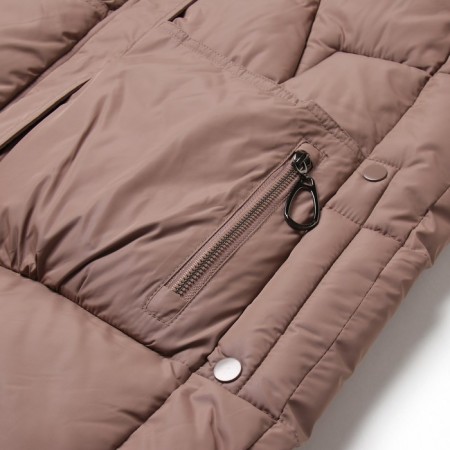 Women's Winter jacket, beige color, size 54-3