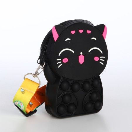 Bag's bag with lightning, black color