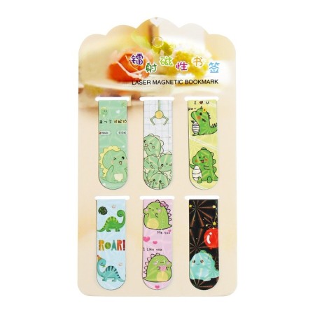 A set of magnetic bookmark for books Calligrata 6 pieces, "Dragons", mix-5
