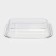 Form for baking and baking of heat -resistant glass rectangular fuel shares, 1 l, 25.7 × 14.5 × 4.7 cm