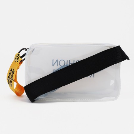 Baby bag on a long belt, white color-1