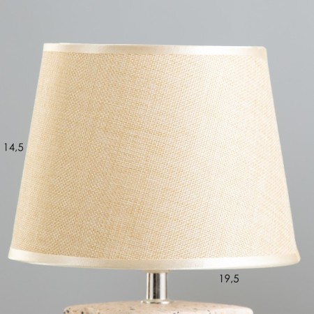 E14 40w ilin table lamp Beige 20x20x33 cm Risalux-2