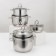 Set of dishes "Classics-Prim", 5 objects: 4 pots 1/1.75/3/5 l, pan 1 l, capsule, cover