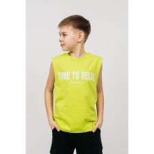 T -shirt for a boy, height 140 cm, light green color