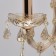 Bra “Odette”, 1x40W E14, gold 31x12x23 cm