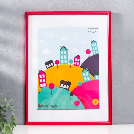 Photo frame Plastic "Rainbow" 30x40 cm, purple metallic