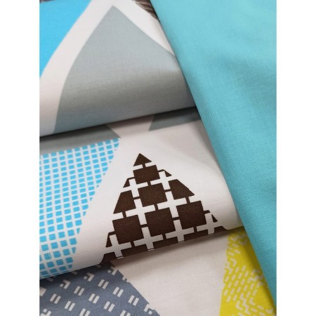 Bed linen 2 joint venture "Leonard", size 215x220 cm, 175x215 cm, 70x70 cm - 2 pcs-1