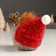 Polystone souvenir "Crow in glasses and a red cap with a bomb" Blostka 16x11x15 cm
