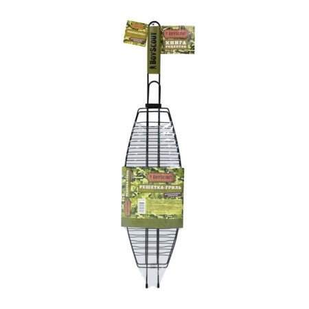 Boyscout grille grille, for fish, large with anti-stick coating, 65 (+5) x42x15x3.5 cm-1
