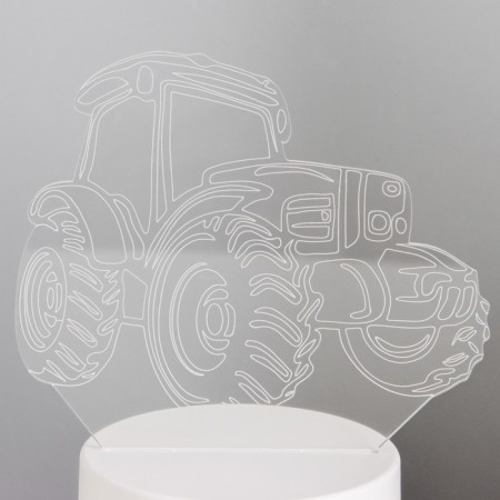 Lamp "Tractor" LED white from the network 9.5x16x17.5 cm Risalux-3