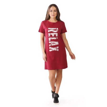 Tunic Relax, size 56, burgundy color