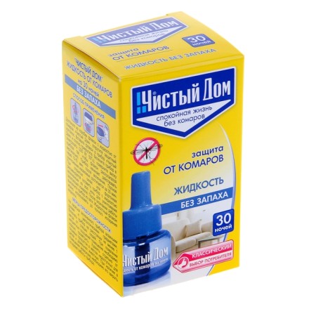 An additional bottle of mosquitoes "Clean house", without smell, 30 nights