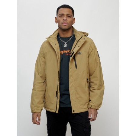 Sports male jacket, size 52, beige color-9