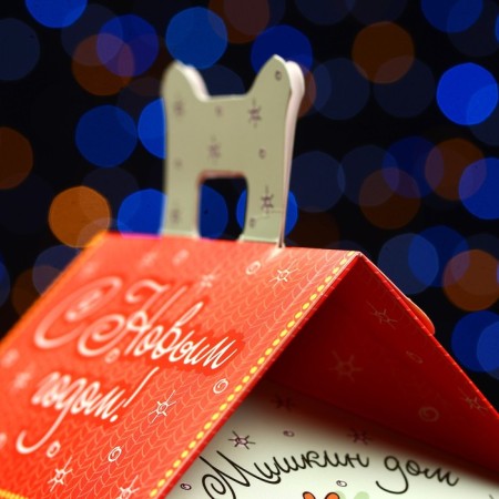 Gift box "Mishkin House", 13.3 x 11.6 x 12.6 cm-4