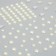 Sticker of the rhinestone plastic "Pearls and drops" 12x10 cm