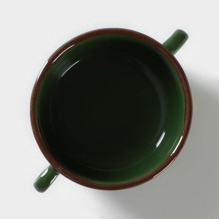 Punto Verde broth, 300 ml, d = 11.5 cm, green color-2
