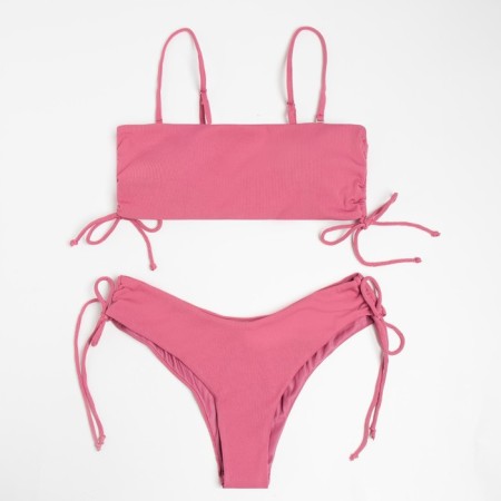 Separate Minaku Minaku swimsuit, pink color, size 42-8