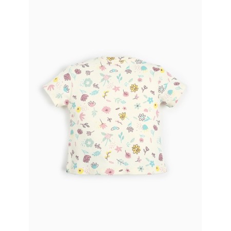 T-shirt Troshka I'm Flower, height 80-86 cm, beige-4