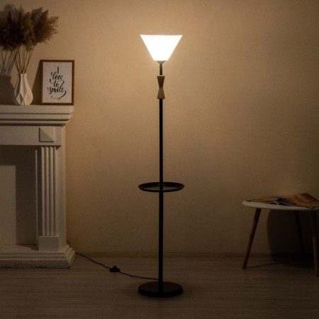 Taleser "Prince" with a table 1x15W E27 Model: BR 01042 Black/Transparent-11