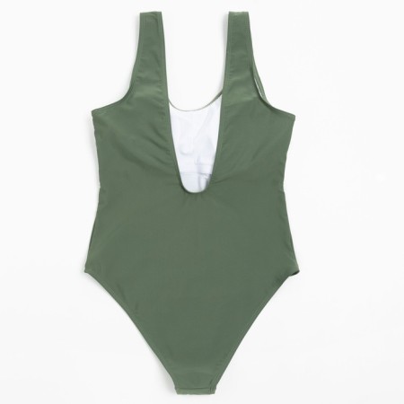 Swimsuit Squat Basic Minaku, green color, size 44-7