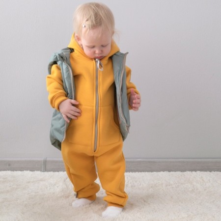 Beginning children's insulated kinderlitto "Orsetto", height 74-80 cm, half-worn.-6