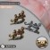 Brooch "Lizard" mini, color mix (indivisible packing 12 pcs., Price per pcs.)