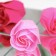 Soap roses, colored shades, set of 12 pcs.