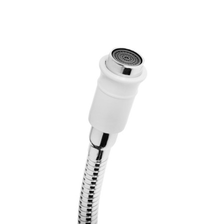Kitchen mixer Zein ZC2033, flexible surge, crane boux brass 1/2 ", white/chrome-2