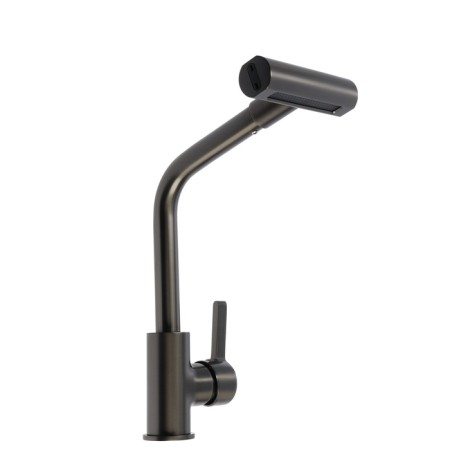 Accoona A4890ST-9 kitchen mixer, multifunctional, brass, weapon steel color-2