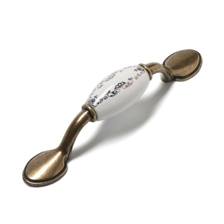 Ceramics bracket handle 012, 76 mm, ceramic, bronze color-1