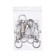 Carabiner with a semicircular base, 5 cm (eyeless width 1.1 cm)