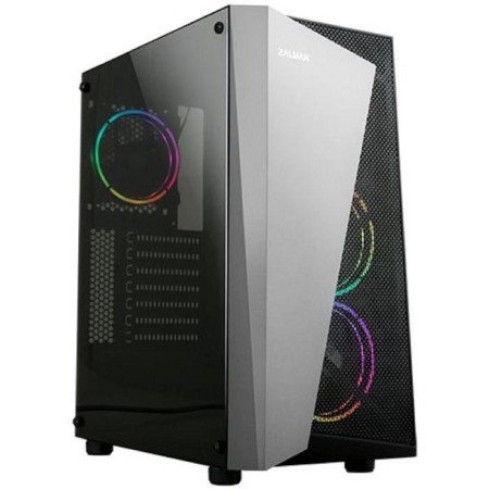 Zalman S4 Plus case, without BP, ATX, MIDI-Tower, Black