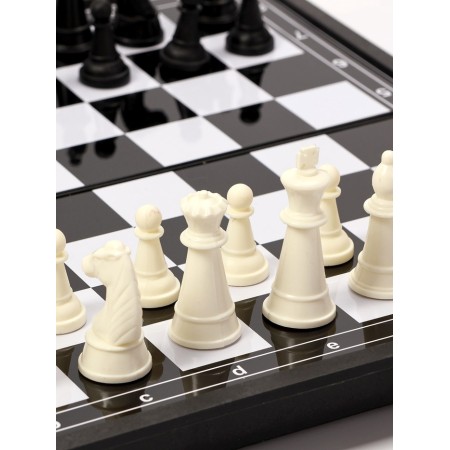Magnetic chess 26 x 26 cm, King H-4.6 cm, d-1.9 cm, plastic board and figures-6