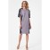 Women's dress, size 42, gray, blue color