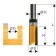 Clesteric Cleep Encor 10536, straight, on wood, d = 8 mm, 19 x 26 mm