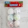 Set of balls plastic D-5 cm, 6 pcs "Confetti in the snow" mix