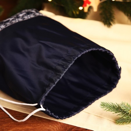 New Year's bag on the lace, black color-3