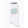 Male socks "did not have time under the palm trees, celebrate under the Christmas tree", white color, rr 41-45