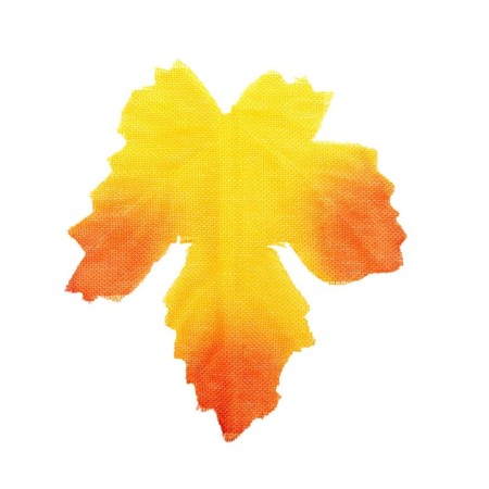 Decor "Autumn sheet", set of 100 pcs, yellow-orange color-2