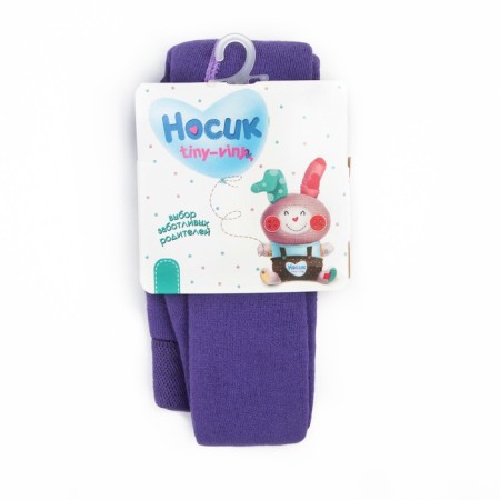 Pantyhose children's terry, lilac color, height 68-74-3