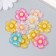 Decor for creativity Plastic "Purvalum Flower" mix d = 2.5 cm