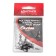 Twal with a fastener Namazu Pro Rolling Ribbed Swivel, Carbon, size 6. Test-27 kg