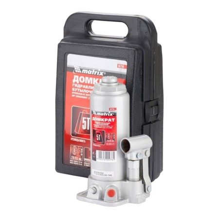 The jack Matrix Master, hydraulic, bottle, 5 t, in the case