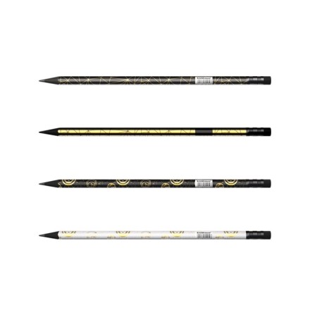 Chernographic pencil with Erichkrause "Magic Sky", HB, Grifel D = 2.2 mm, wood, three -sided with a print, in a tube, mix-7