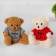 Soft toy "Bear in a sweater", Mix colors