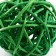A set of 2 wicker balls from a vine without bells, 5 cm, blue/green