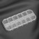 Organizer for decor, 12 departments with numbers, 13 × 5 × 1.3 cm, color transparent color