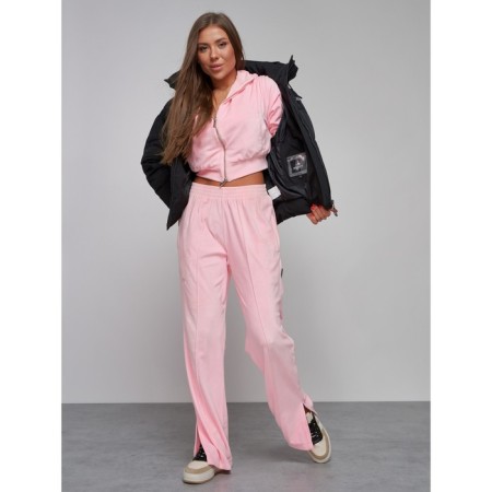 Winter jacket female, size 50, black color-15