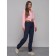 Sports female trousers, size 50, blue color