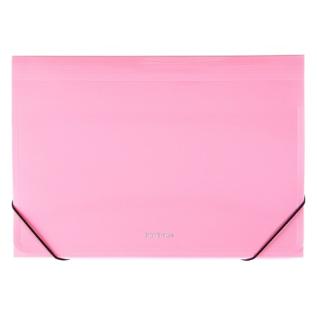 Folder-carte, 12 departments, 600 μm, Erichkrause "Diagonal Pastel", elastic band, embossing, mix-3